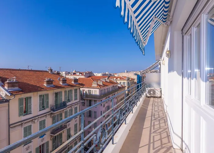 Rooftop At Palais De La Buffa - Happy شقة نيس